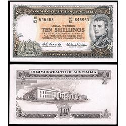 1961 Coombs/Wilson QEII Ten Shilling Note