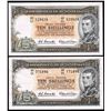 Image 1 : 1961 Coombs/Wilson QEII Ten Shilling Note x 2