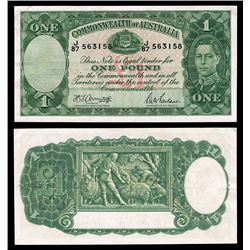 1942 Armitage/McFarlane KGVI One Pound Note R.30a