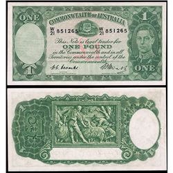 1949 Coombs/Watt KGVI One Pound Note R.31