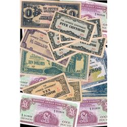 Group of Military Certificate, Currency and Invasion Money
