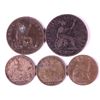 Image 1 : Small collection of British smaller Copper denominations