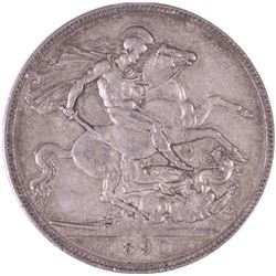 1890 Great Britain QV Crown