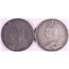 Image 2 : 1889 Great Britain QV Crown x 2