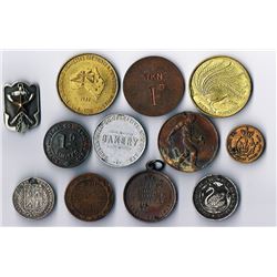 Misc lot of Medalettes, Tokens and more
