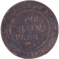 1923 Australian KGV Half Penny