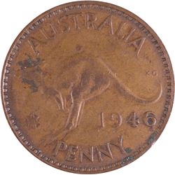 1946 Australian KGVI Penny