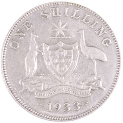 1933 Australian KGV Shilling