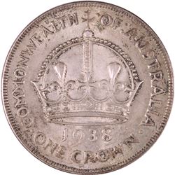 1938 Australian KGVI Crown