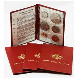 Australian Mint Sets - 1979 x 4