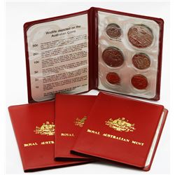 Australian Mint Sets - 1980 x 4