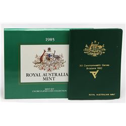 Australian Mint Sets - 1982 and 1985