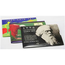 Australian Mint Sets - 1994-96-99