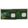 Image 1 : 2002 Australian 1/2oz Silver Kookaburra Square Coin x 2