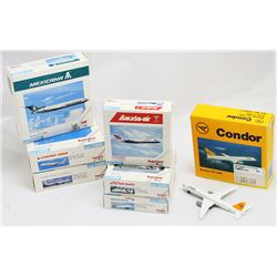 Collection of Herpa Wings Aero planes