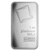 Image 3 : 1 oz Platinum Bar - Valcambi (In Assay)