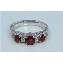 Ruby 1.60ct   Diamond 0.32ct