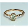 Image 1 : Diamond 0.38 ct Ring 14Kt Rose Gold 1.54 gr