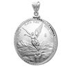 Image 1 : 2014 1 oz Silver Libertad Pendant (Diamond-ScrewTop Bezel)