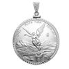 Image 2 : 2014 1 oz Silver Libertad Pendant (Diamond-ScrewTop Bezel)
