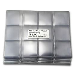 1.5 X 1.5 Unplasticized Flips (#60UN) With Inserts - (100 count)count#sthash.K2uaSm7y.dpuf