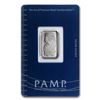 Image 1 : 5 gram Platinum Bar - Pamp Suisse (In Assay)