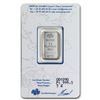 Image 2 : 5 gram Platinum Bar - Pamp Suisse (In Assay)