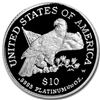 Image 2 : 2003-W 1/10 oz Proof Platinum American Eagle (w/Box & COA)