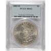 Image 1 : 1882-O MORGAN SILVER DOLLAR, PCGS MS-62