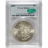 Image 1 : 1884 MORGAN SILVER DOLLAR, PCGS MS-63 CAC  BLAST WHITE!