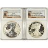 Image 1 : 2012-S AMERICAN SILVER EAGLE SET, NGC REVERSE PROOF PF-69 & PF-69 ULTRA CAMEO