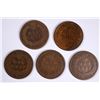 Image 2 : (5) 1879 INDIAN HEAD CENTS
