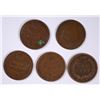 Image 2 : (5) 1884 INDIAN HEAD CENTS