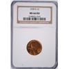 Image 1 : 1939-S LINCOLN CENT NGC MS-66 RED !!!