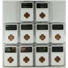 Image 2 : LOT OF ( 10 ) 1959-D LINCOLN CENTS, NGC MS-66 RED