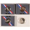 Image 2 : COMMEMORATIVES BOX/COA: 3-1991 MT RUSHMORE PROOF HALF DOLLARS  AND