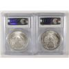 Image 2 : 2006 & 2007 AMERICAN SILVER EAGLES, PCGS MS-69