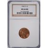 Image 1 : 1942-S LINCOLN CENT NGC MS-66 RED !!!