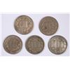 Image 2 : (1) 1866 (4) 1868 THREE CENT NICKELS