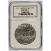 Image 1 : 1991-D KOREN WAR COMMEN DOLLAR NGC MS-69