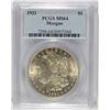 Image 1 : 1921 MORGAN SILVER DOLLAR, PCGS MS-64