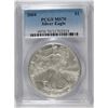 Image 1 : 2004 AMERICAN SILVER EAGLE, PCGS MS-70 PERFECT!