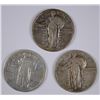 Image 1 : (3) STANDING LIBERTY QUARTER (17 I, 30, 30-S)