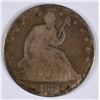 Image 1 : 1872-CC SEATED HALF DOLLAR G/VG