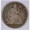 Image 1 : 1873 SEATED HALF DOLLAR G/VG