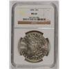 Image 1 : 1896 MORGAN SILVER DOLLAR, NGC MS-65