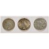 Image 1 : ( 3 ) NICE PEACE SILVER DOLLARS: 1922, 1923 AND 1924