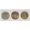 Image 2 : ( 3 ) NICE PEACE SILVER DOLLARS: 1922, 1923 AND 1924