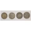 Image 1 : ( 4 ) CIRCULATED MORGAN SILVER DOLLARS: 1881-S, 1890-S, 1900-O AND 1921