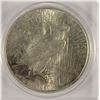 Image 2 : 1922-D PEACE SILVER DOLLAR, MS-63 HUGE DIE CRACKS ON THE OBVERSE